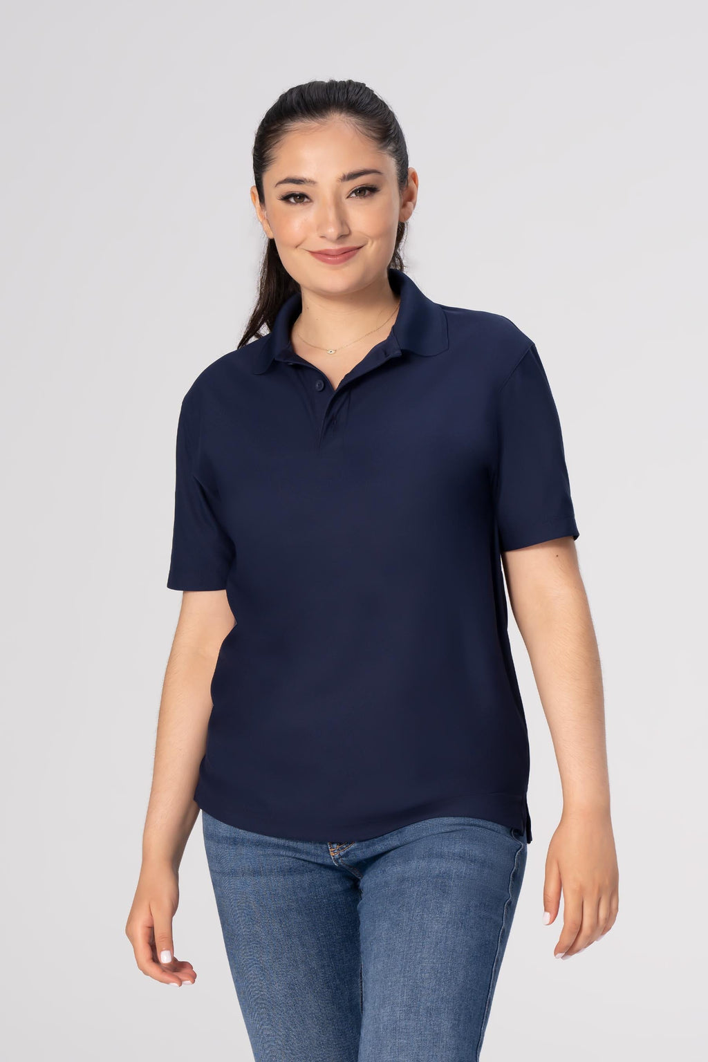 Women Collared Polo Shirt