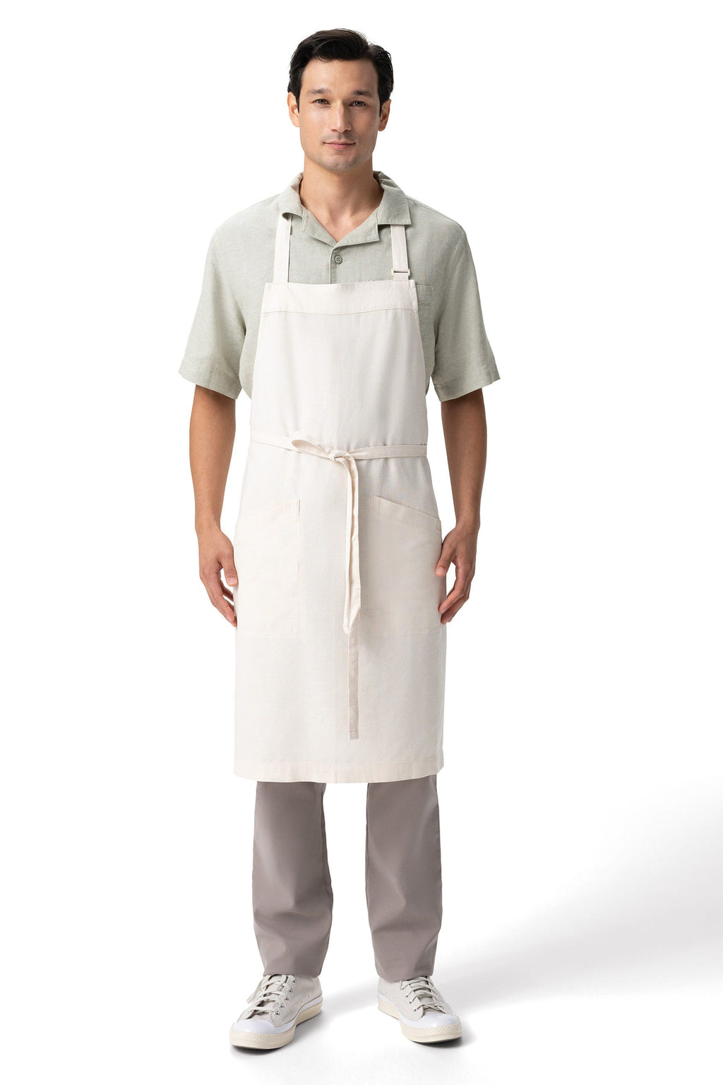Huntington Bib Apron
