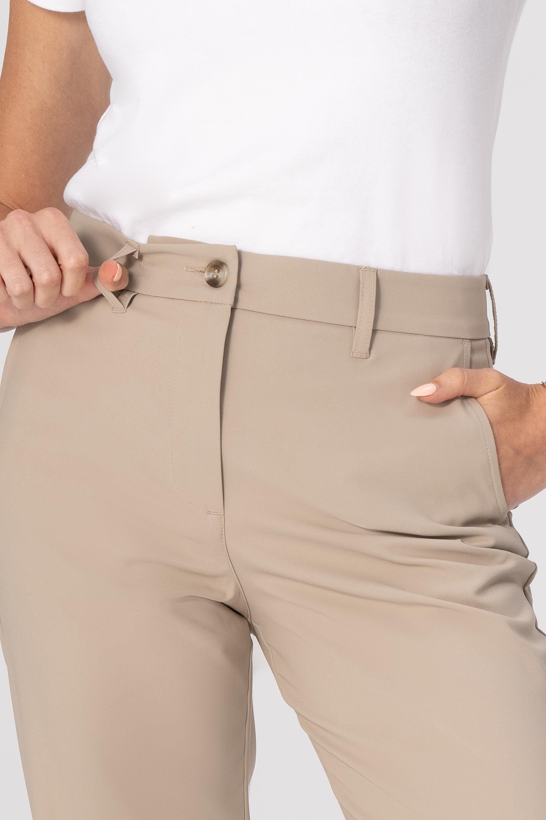 Women Chino Poly Stretch Pants