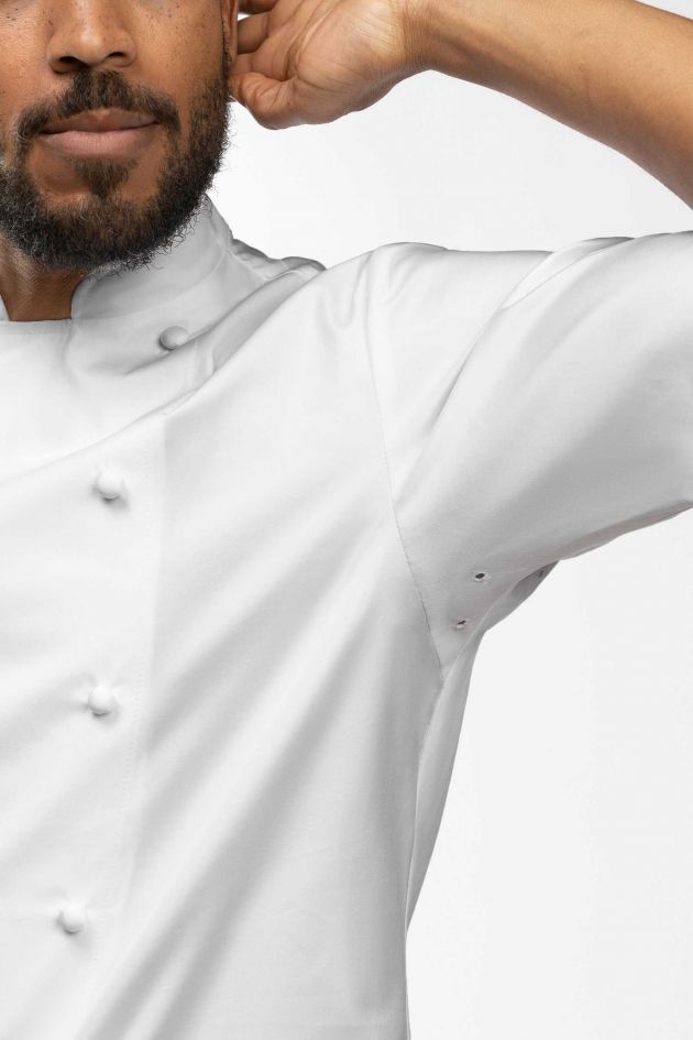 Grand Chef Short Sleeve Coat without Pocket