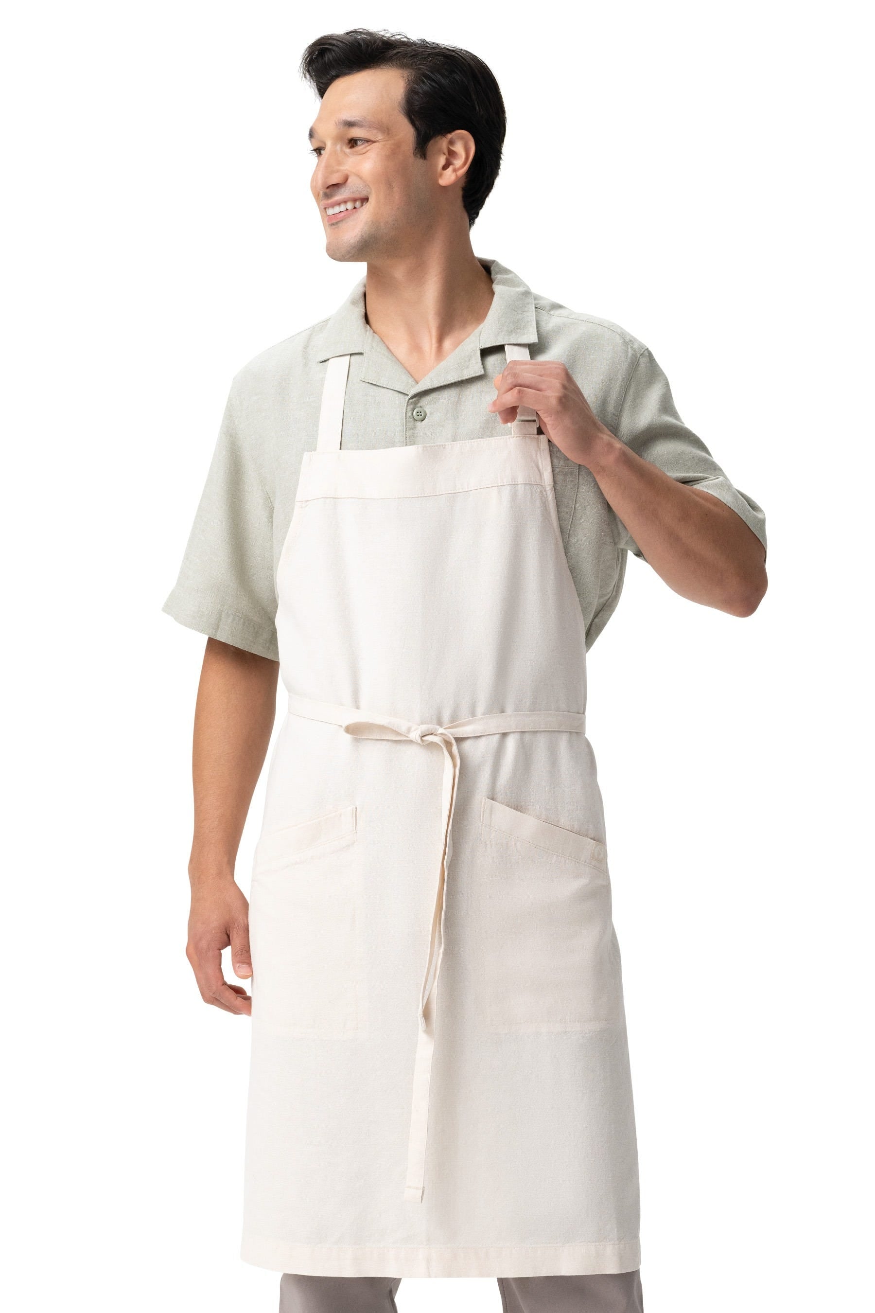 Huntington Bib Apron