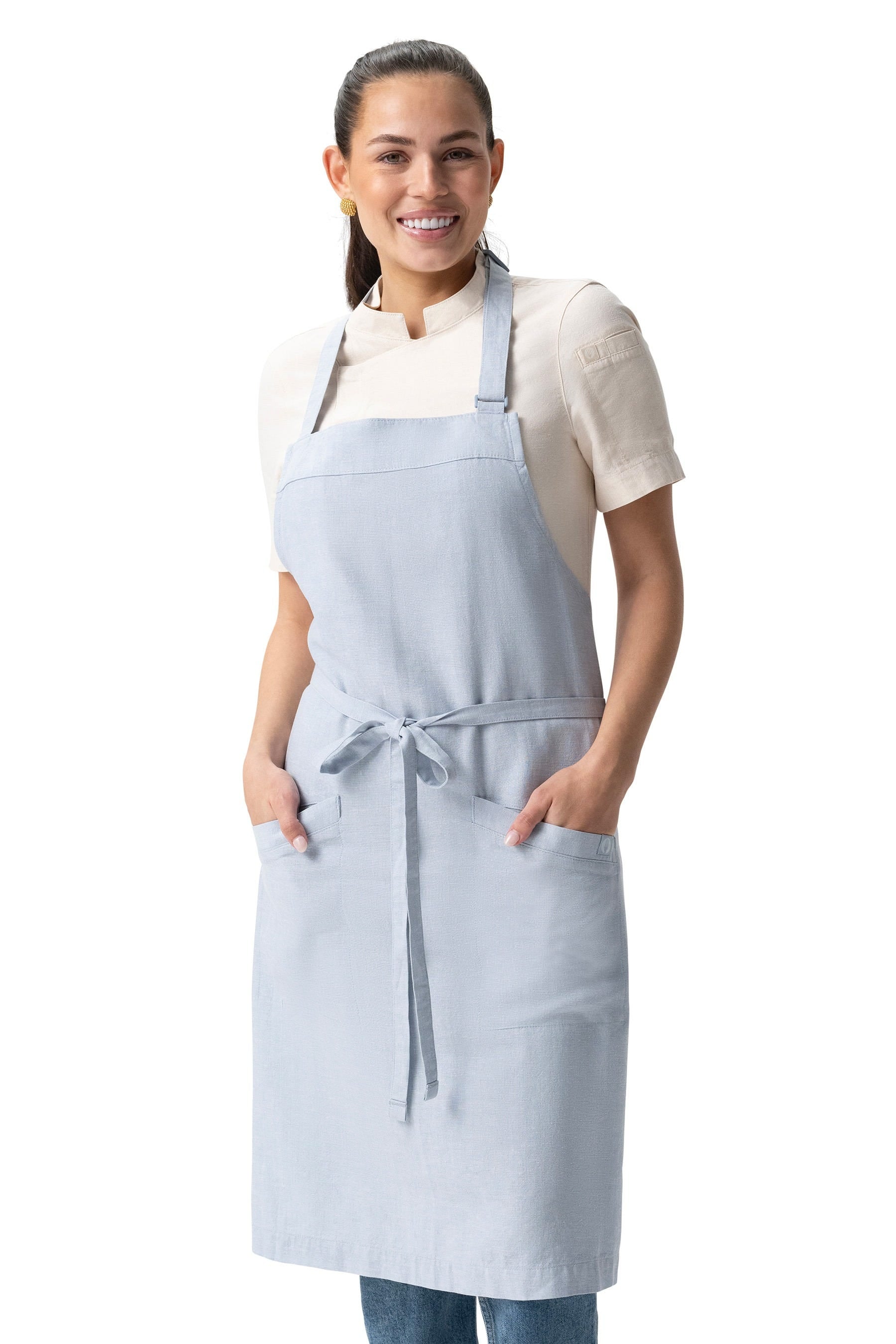 Huntington Bib Apron
