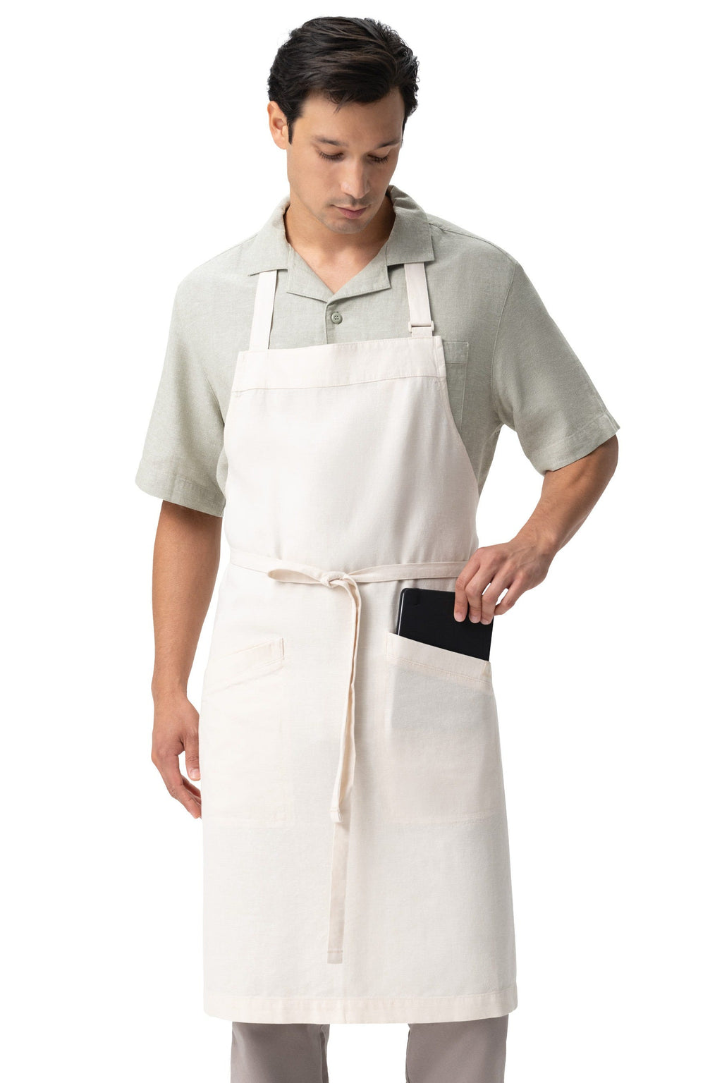 Huntington Bib Apron
