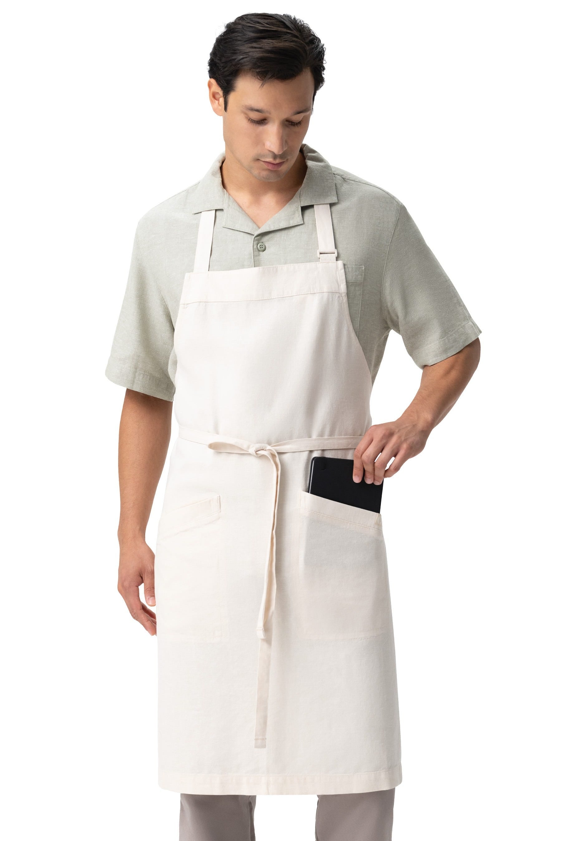 Huntington Bib Apron