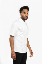 Grand Chef Short Sleeve Coat with Pocket