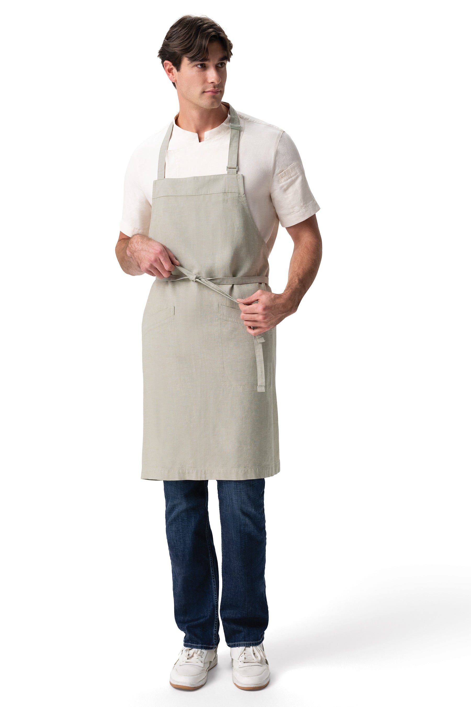 Huntington Bib Apron
