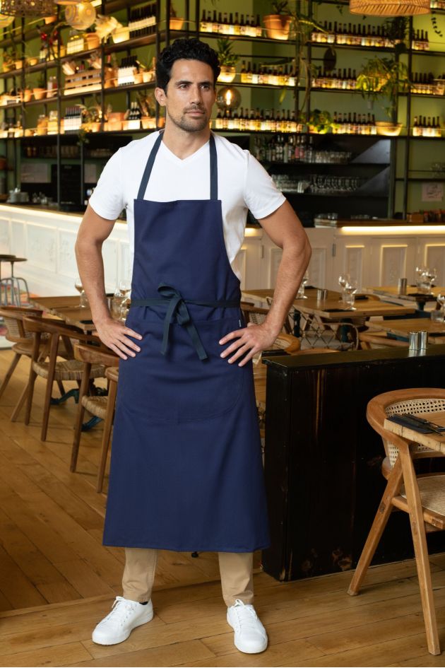 Travel Bib apron with Pocket