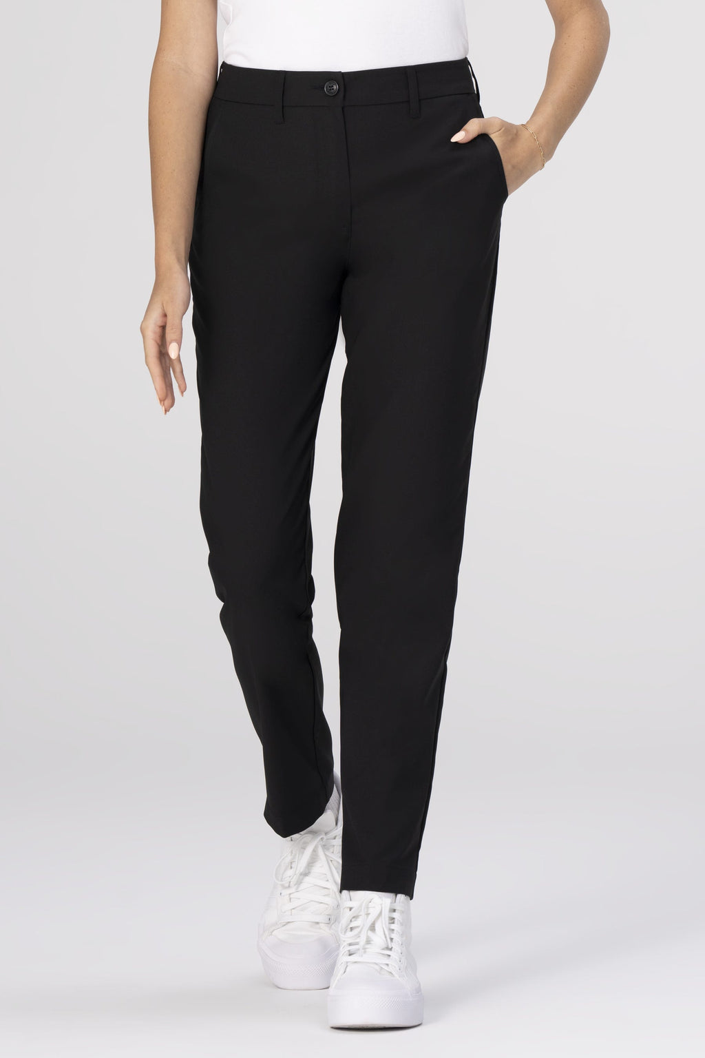 Women Chino Poly Stretch Pants