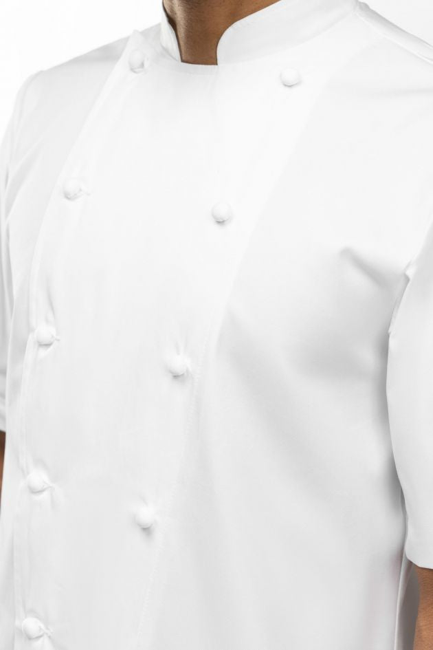 Grand Chef Short Sleeve Coat without Pocket