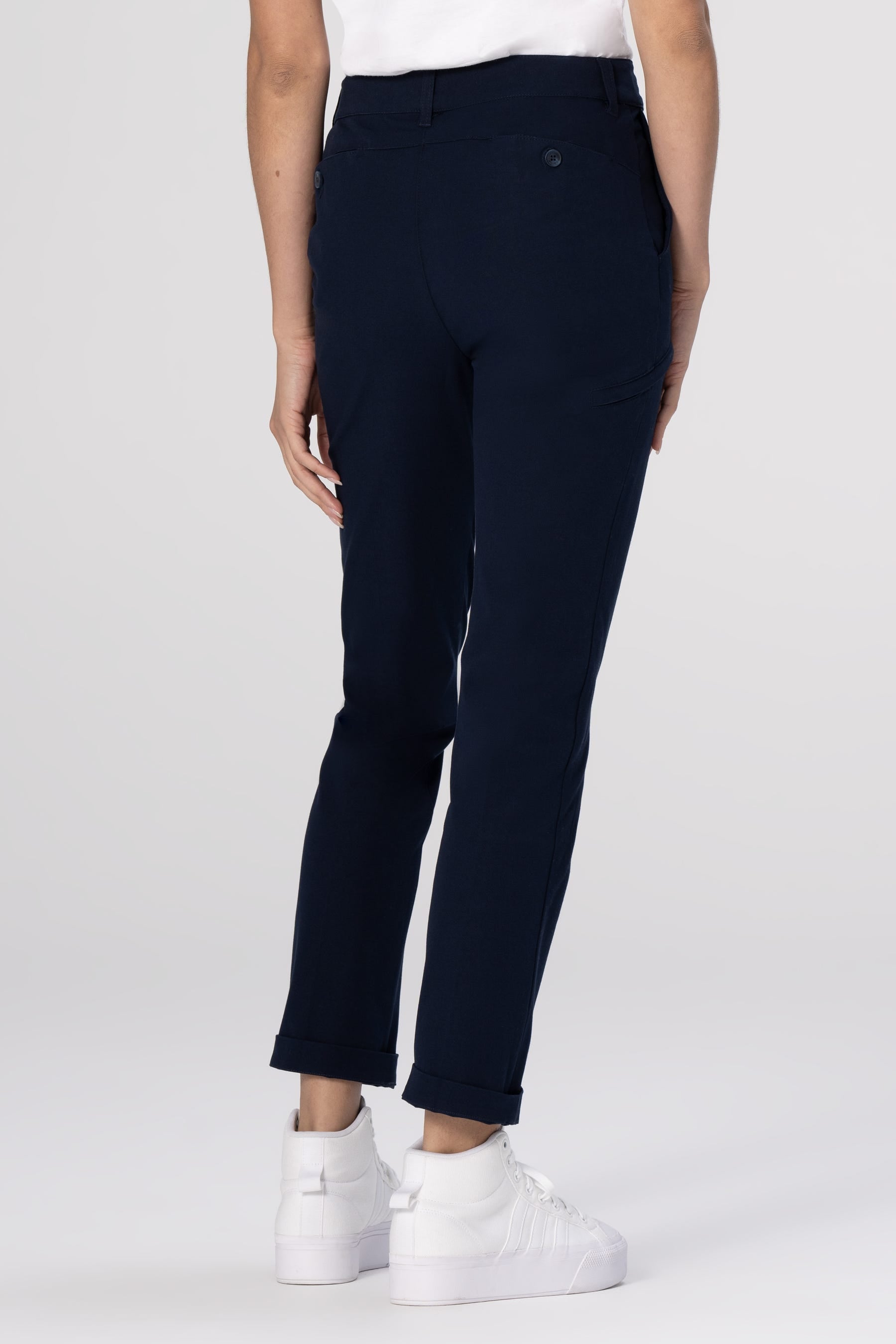 Women Chino Poly Stretch Pants