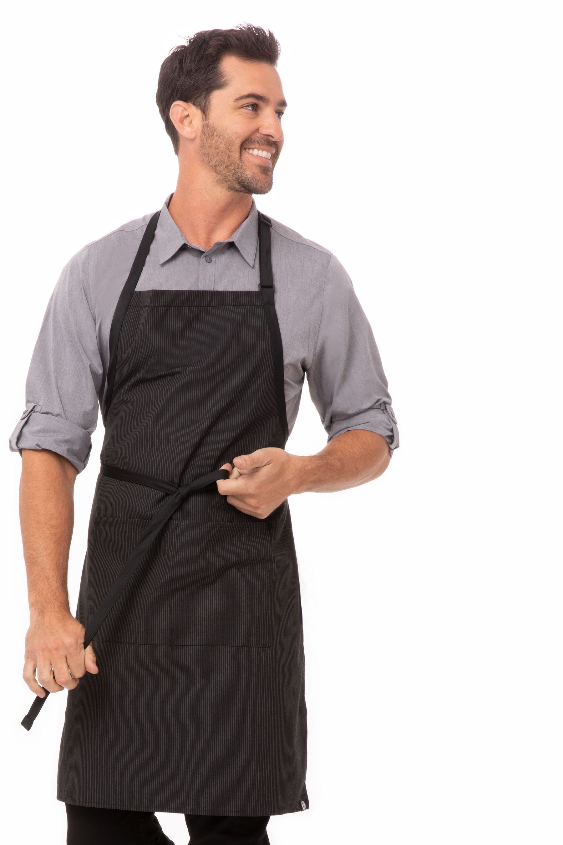 Butcher Apron with Contrasting Ties