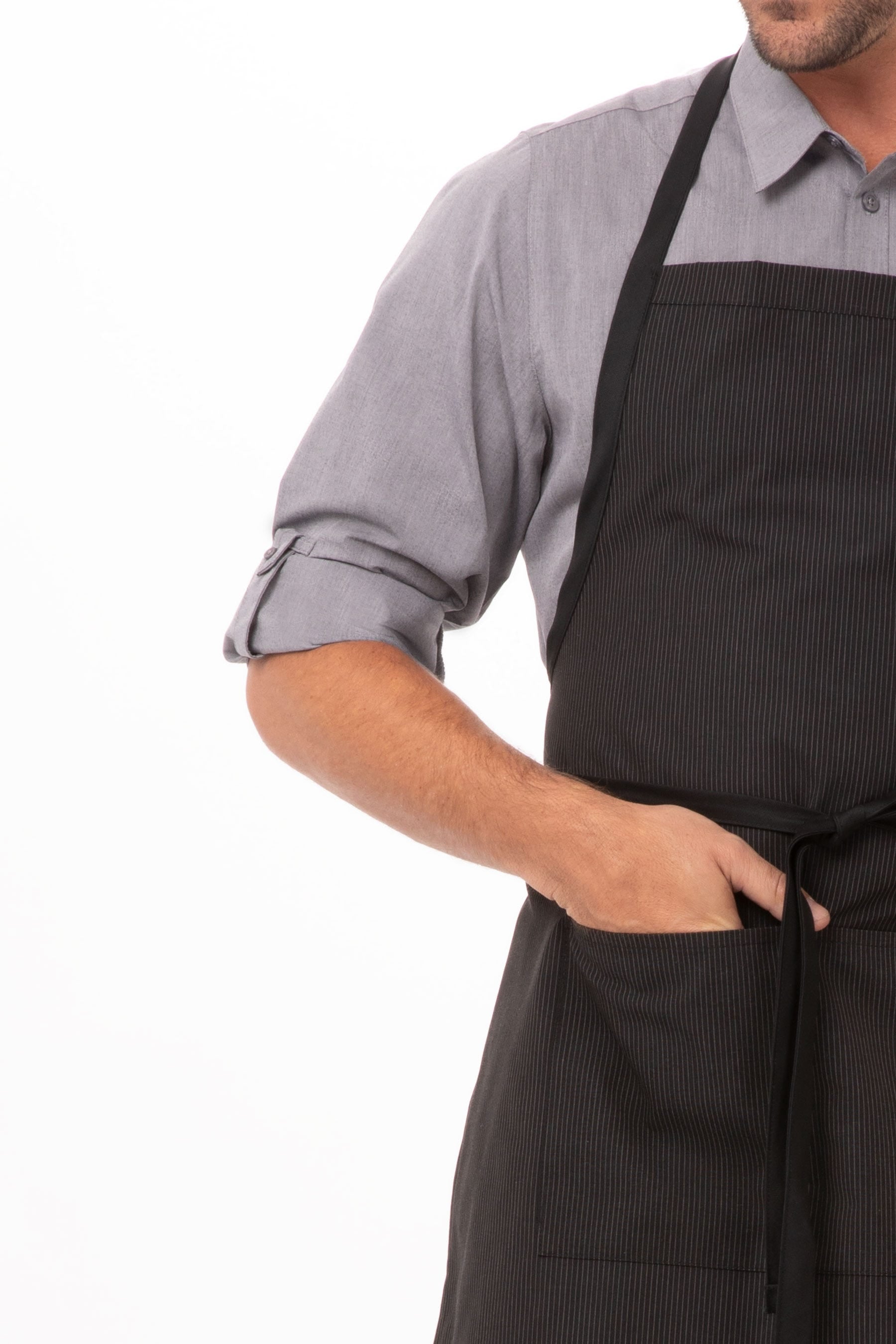 Butcher Apron with Contrasting Ties