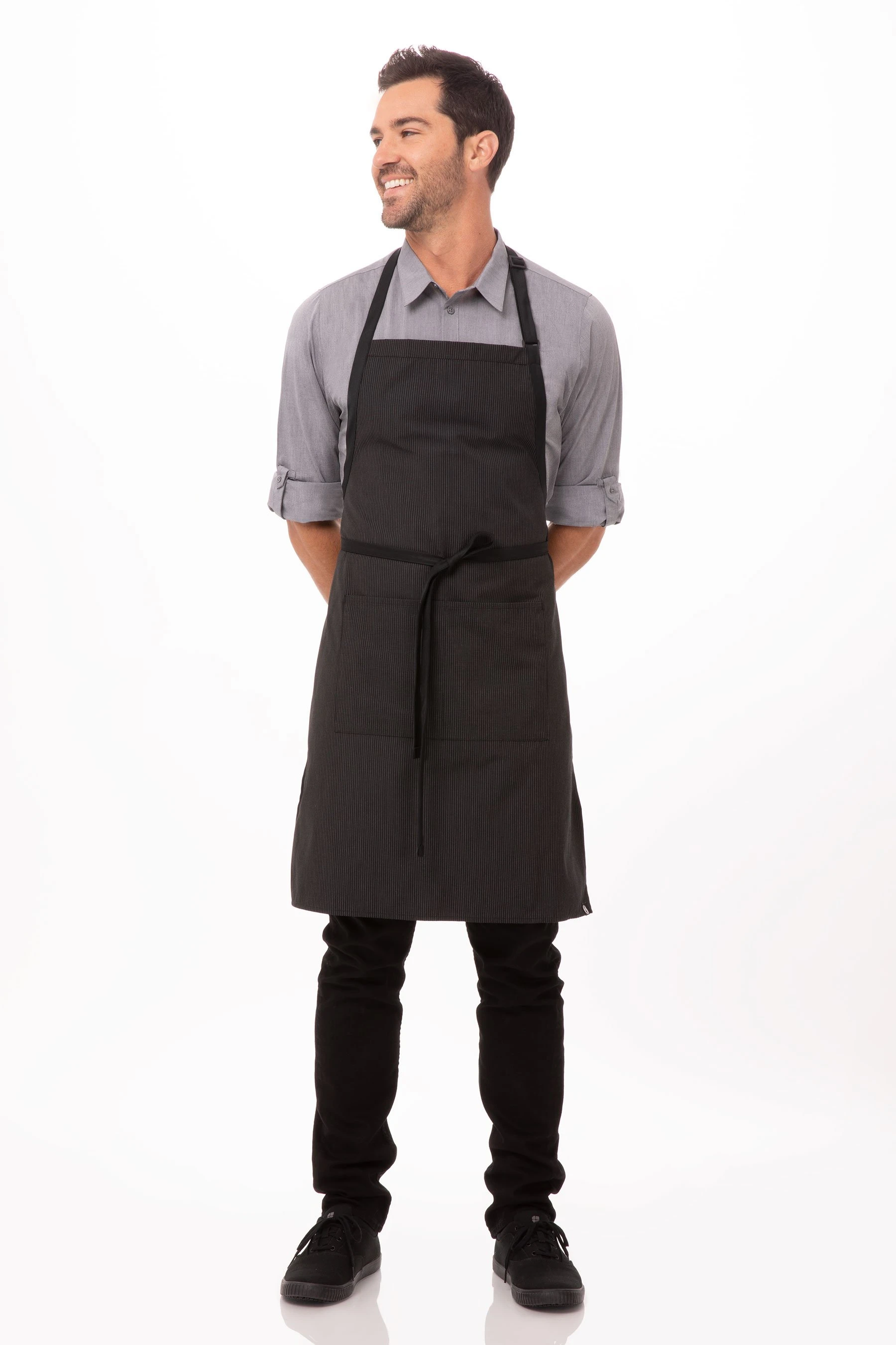 Butcher Apron with Contrasting Ties