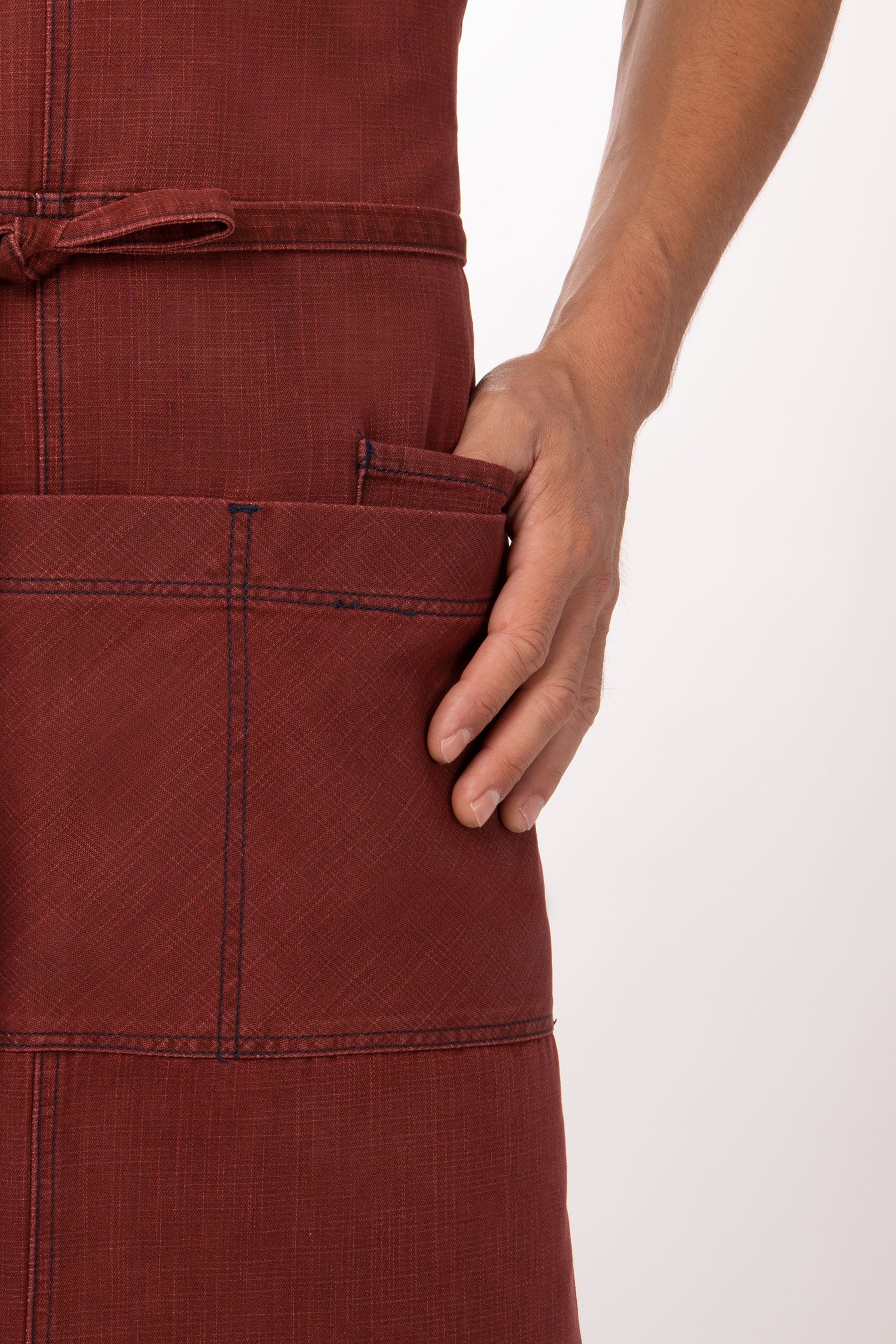 Uptown Cross-Back Bib Apron