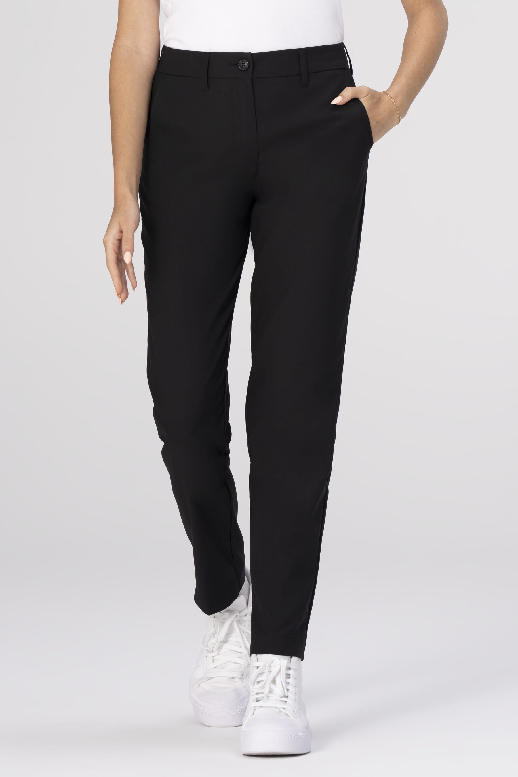 Women Chino Poly Stretch Pants