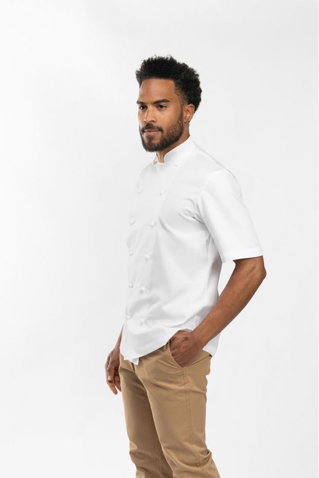 Grand Chef Short Sleeve Coat without Pocket