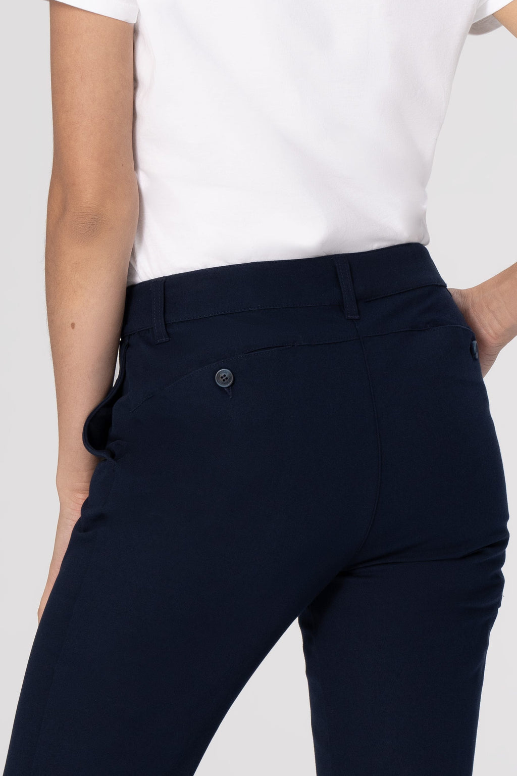 Women Chino Poly Stretch Pants