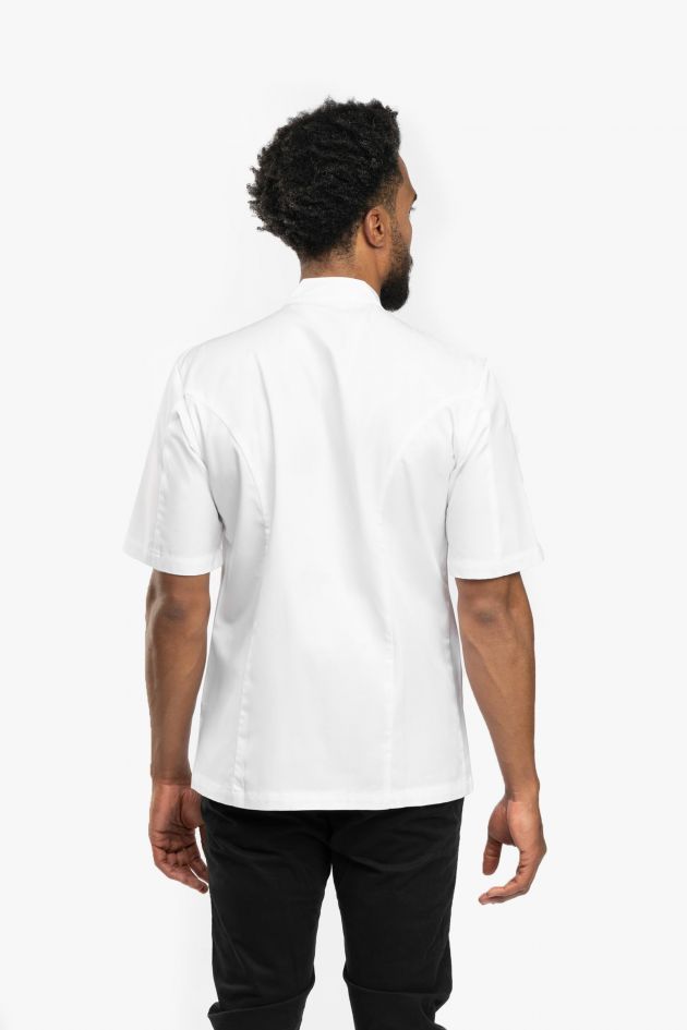 Grand Chef Short Sleeve Coat with Pocket