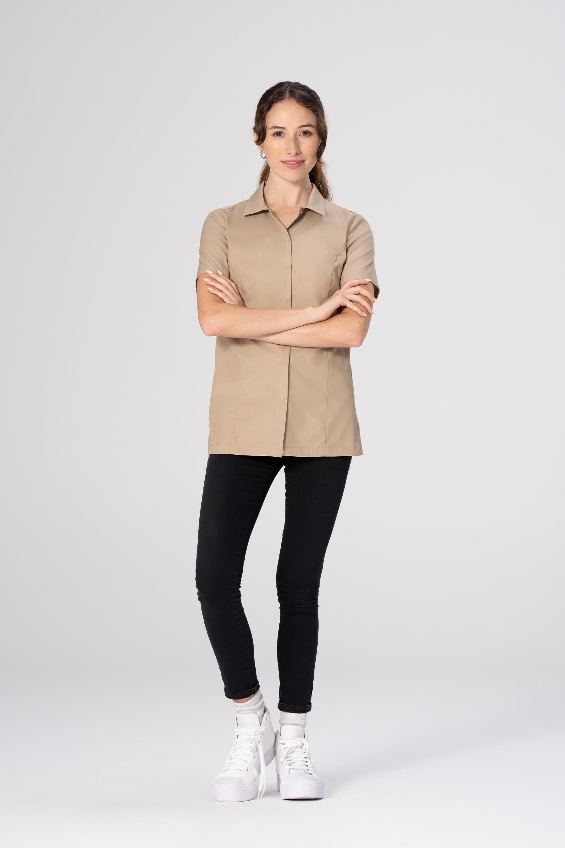 Durham Female Snap Work Shirt