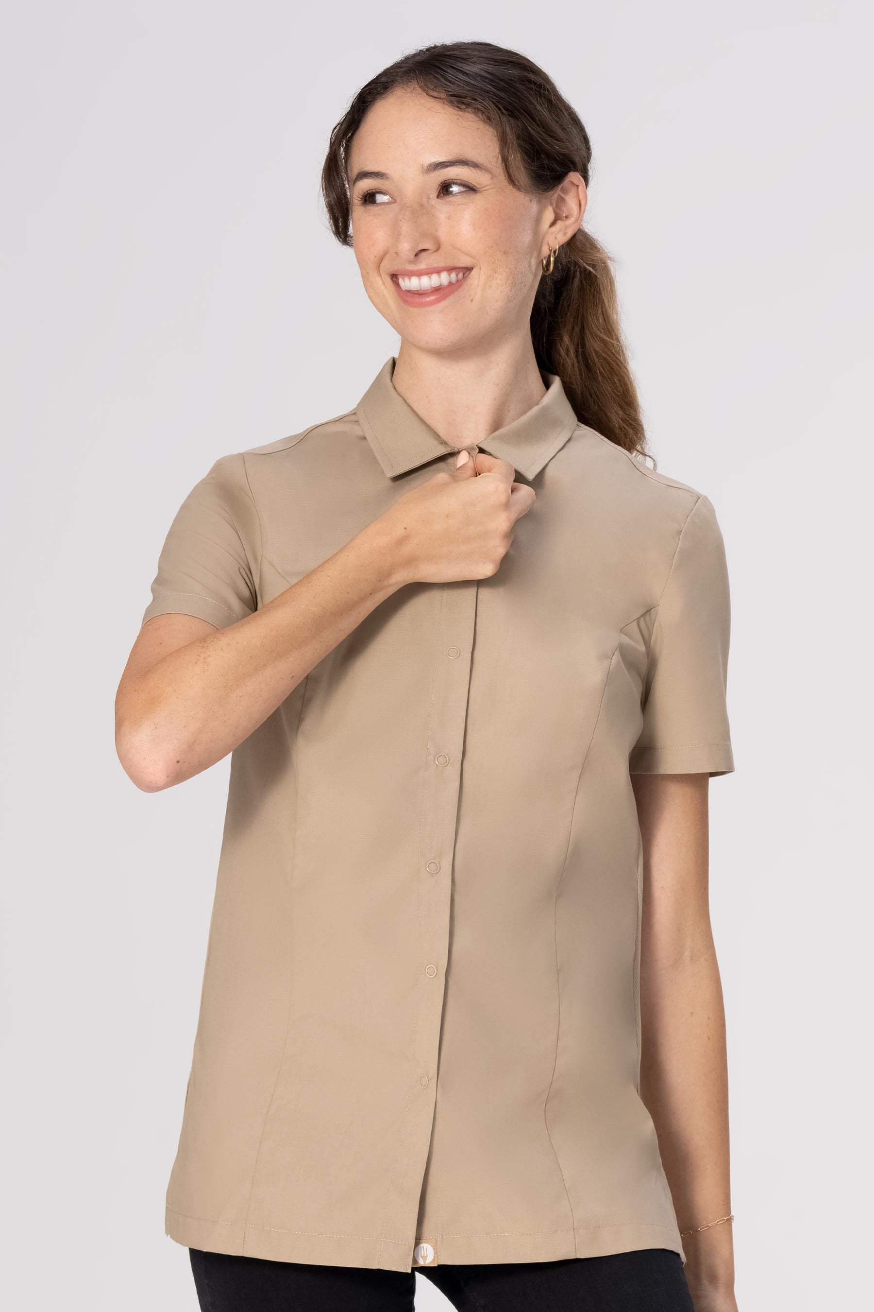 Durham Female Snap Work Shirt