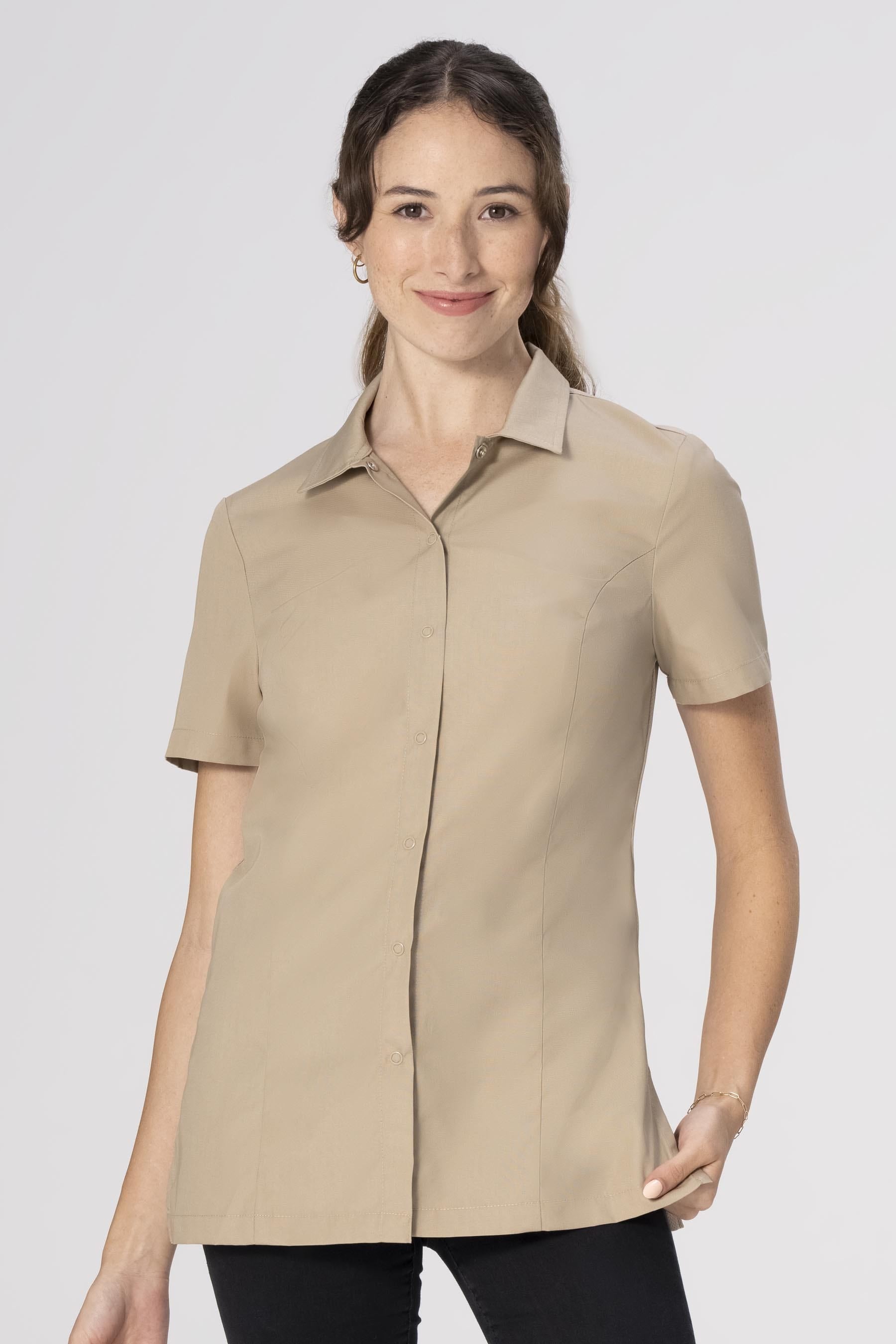 Durham Female Snap Work Shirt