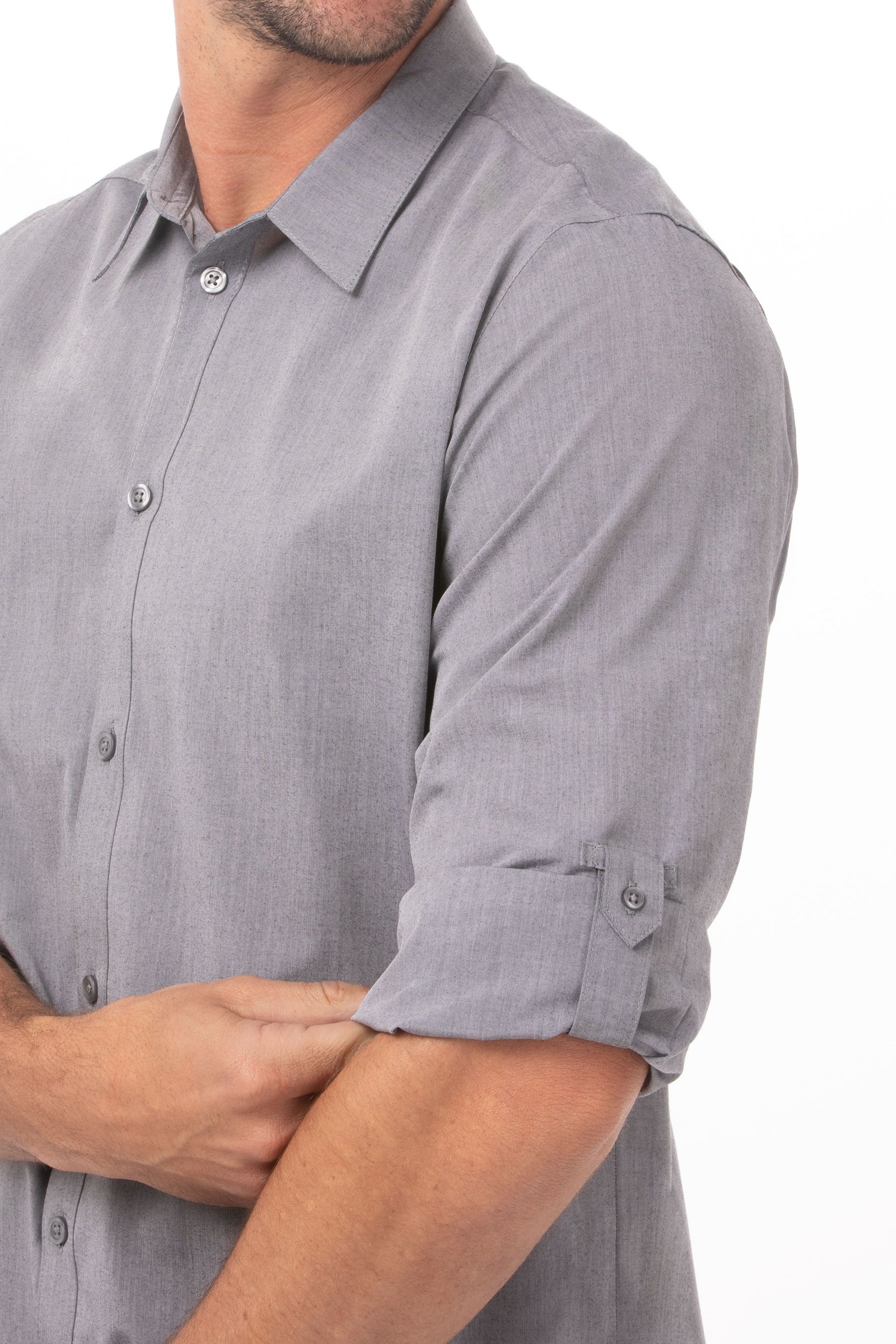 Modern Chambray Dress Shirt