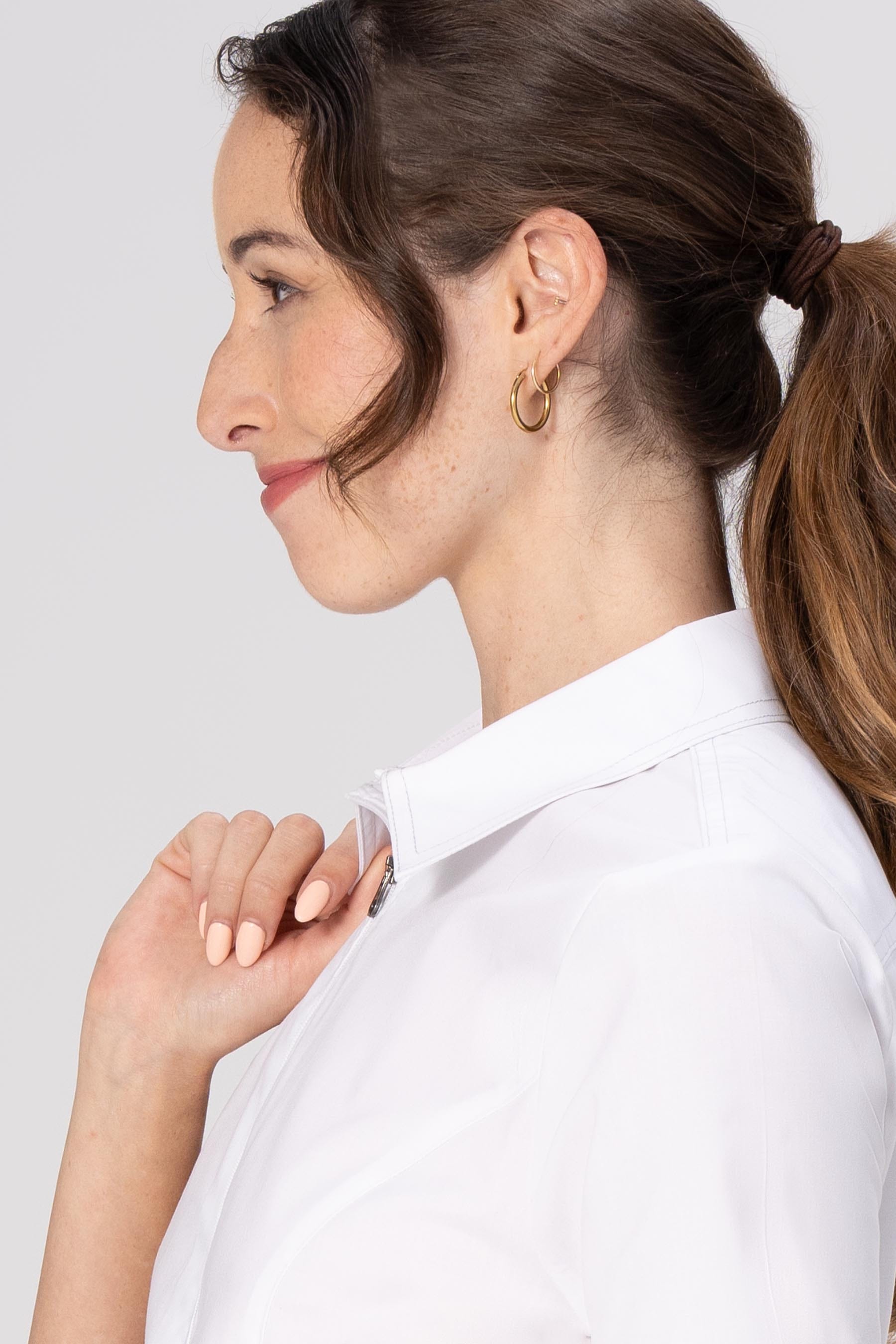 Cody Zip Women Work Shirt