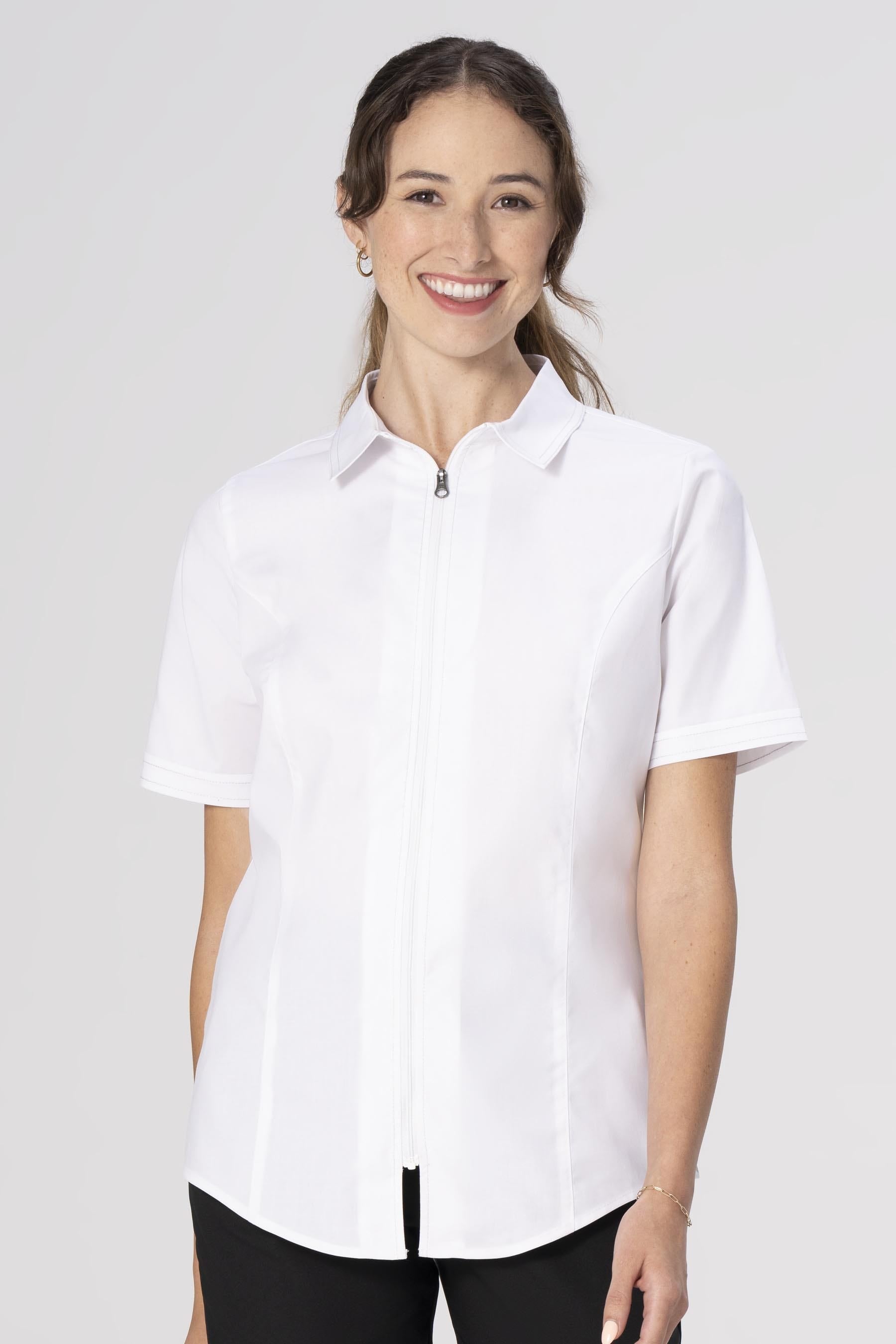 Cody Zip Female Work Shirt