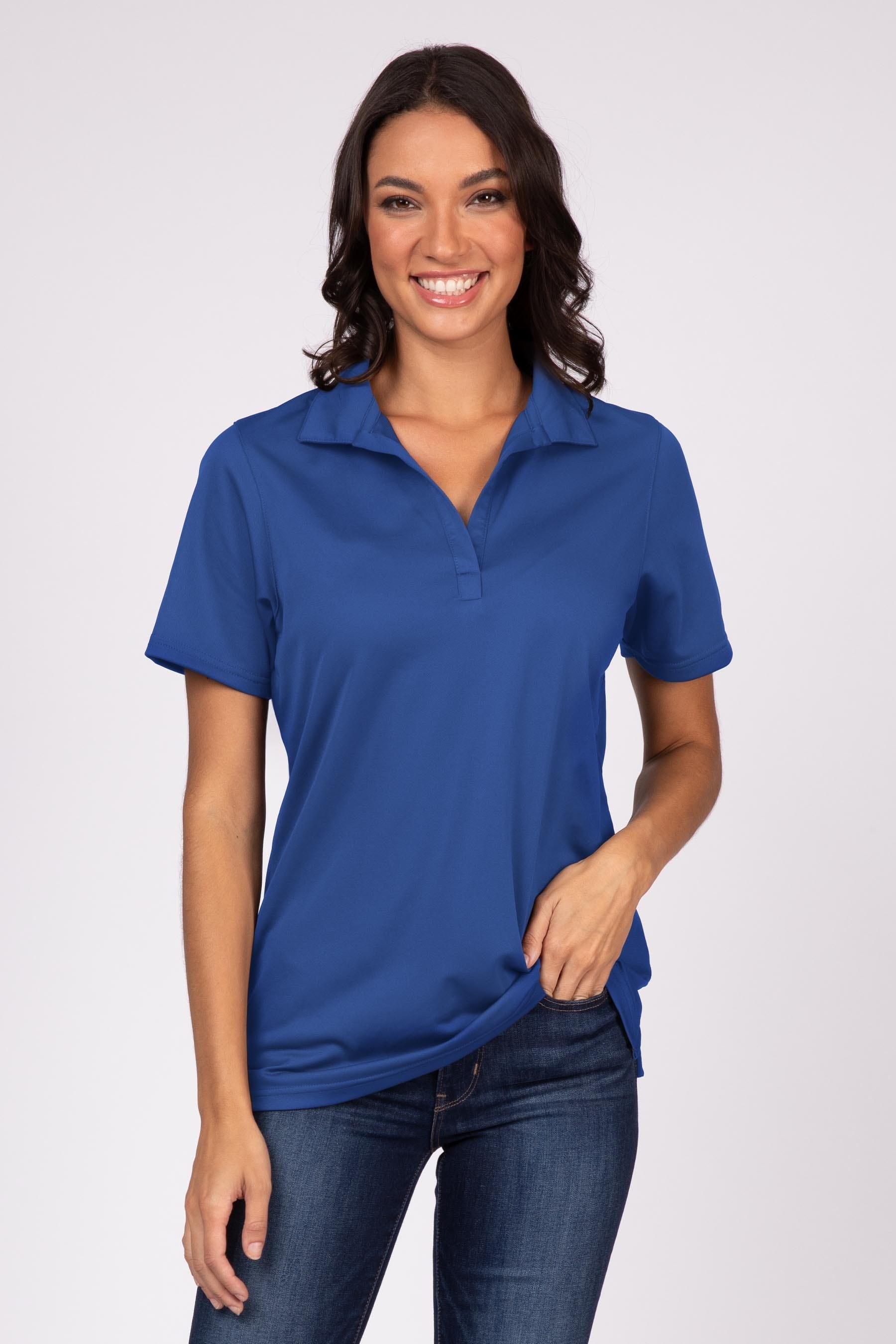 Womens Collared Polo Shirt