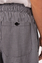 Essential Baggy Checker Zip-fly Chef Pants
