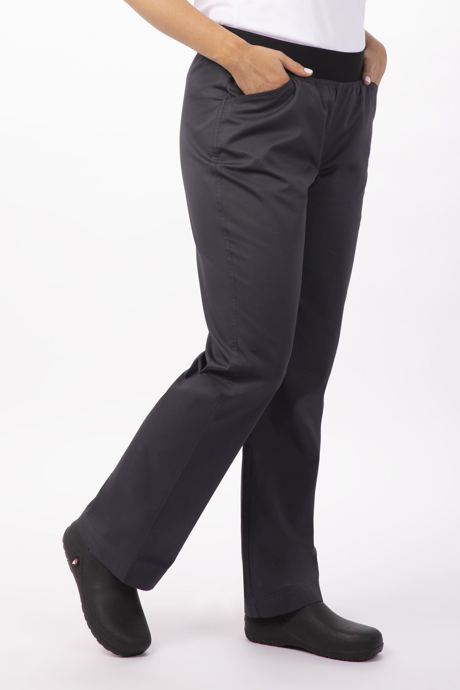 Lightweight Female Slim Chef Pants