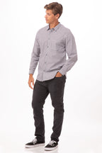 Modern Gingham Long Sleeves Dress Shirt