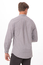 Modern Gingham Long Sleeves Dress Shirt