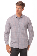 Modern Gingham Long Sleeves Dress Shirt