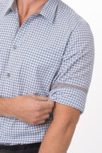 Modern Gingham Long Sleeves Dress Shirt