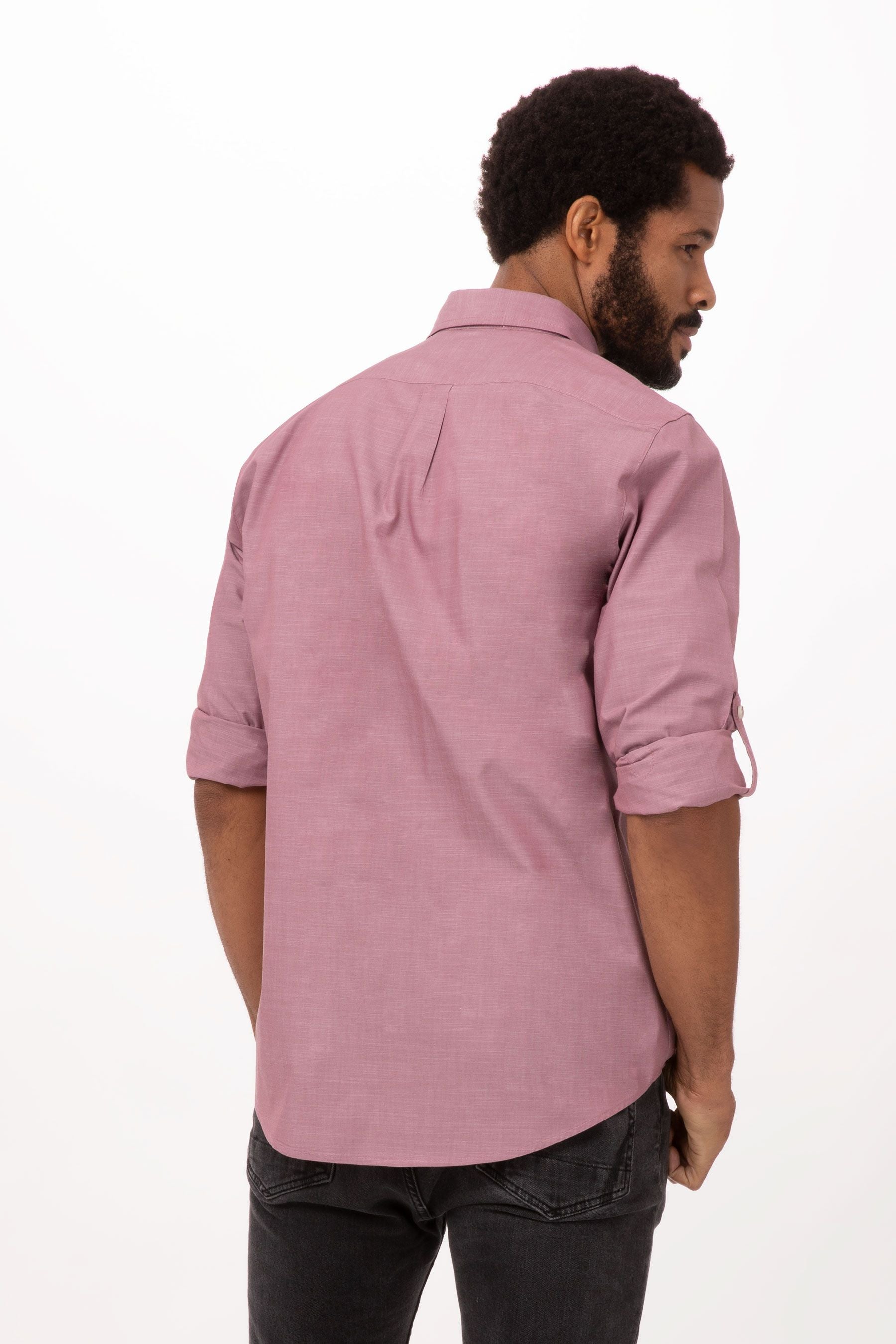 レディース 【美品】T. japan chambray shirtピンク