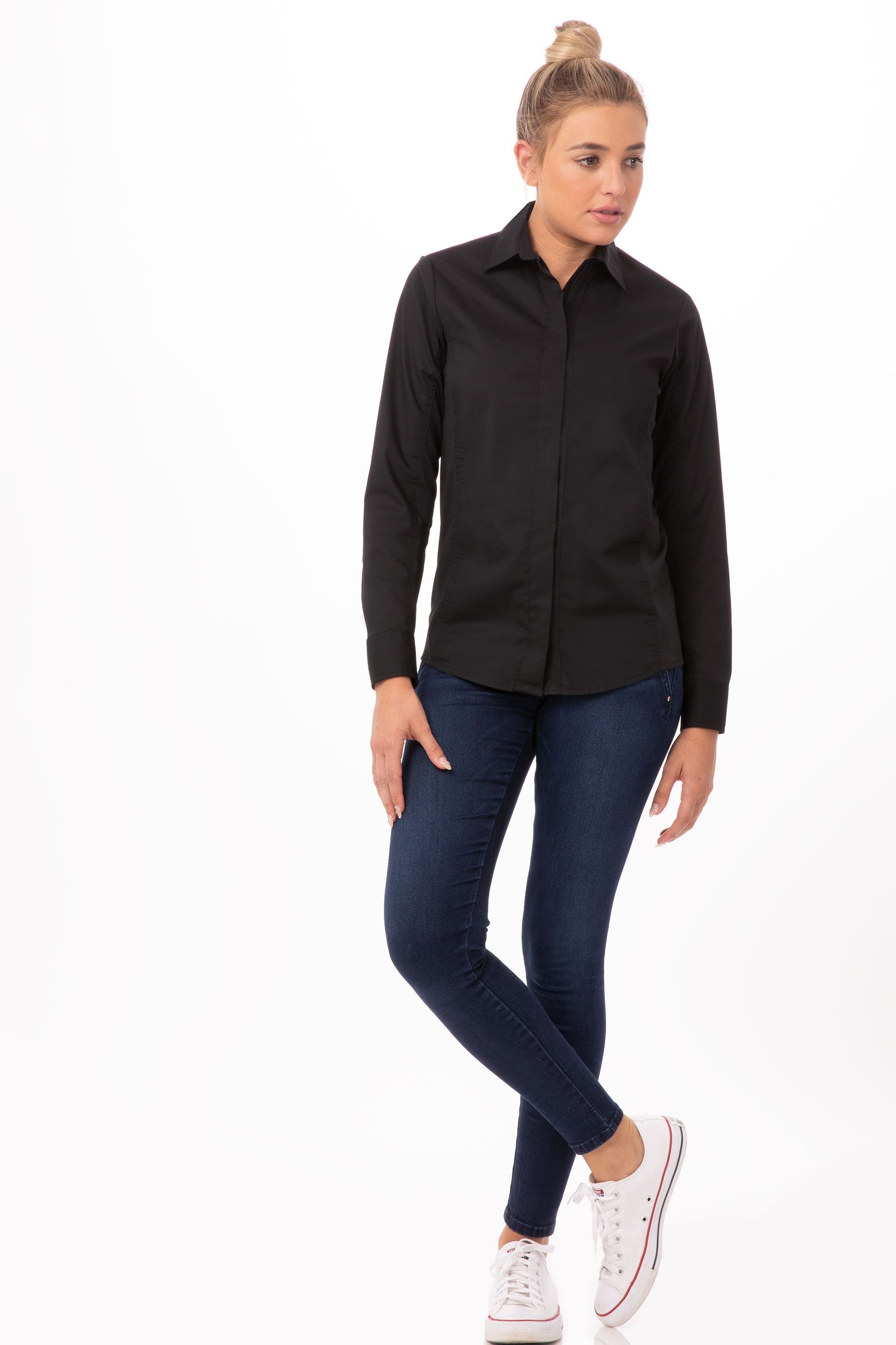 Shelby Female Zip Front Shirt